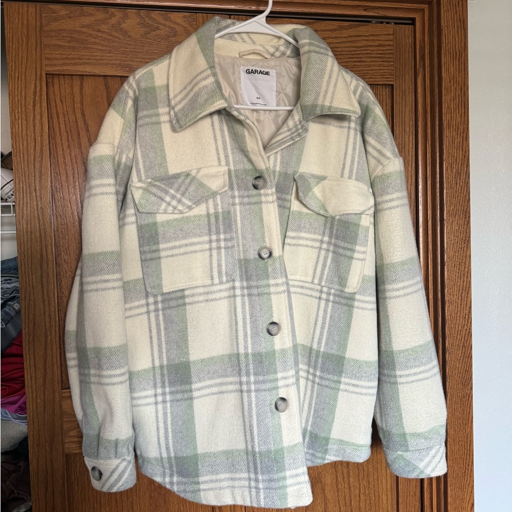 Large garage shacket